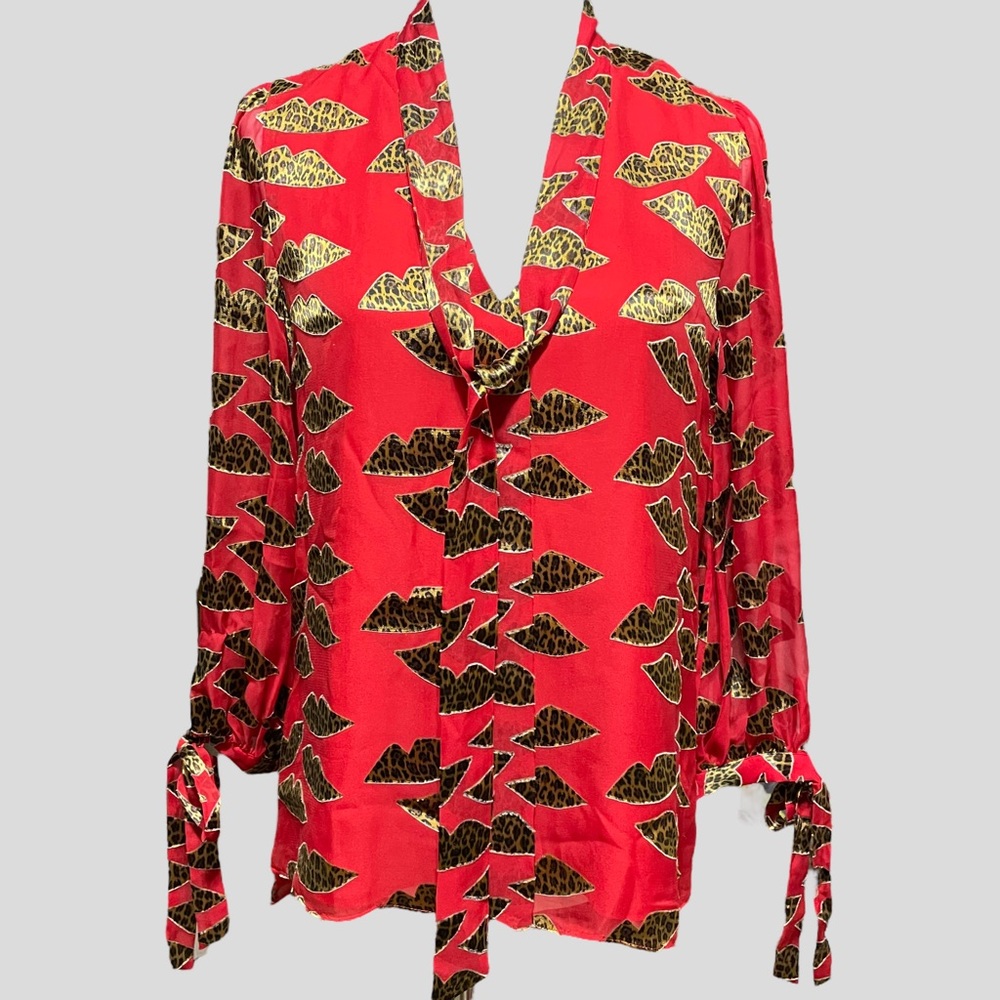 Alice + Olivia x Donald Cute Lips Top!